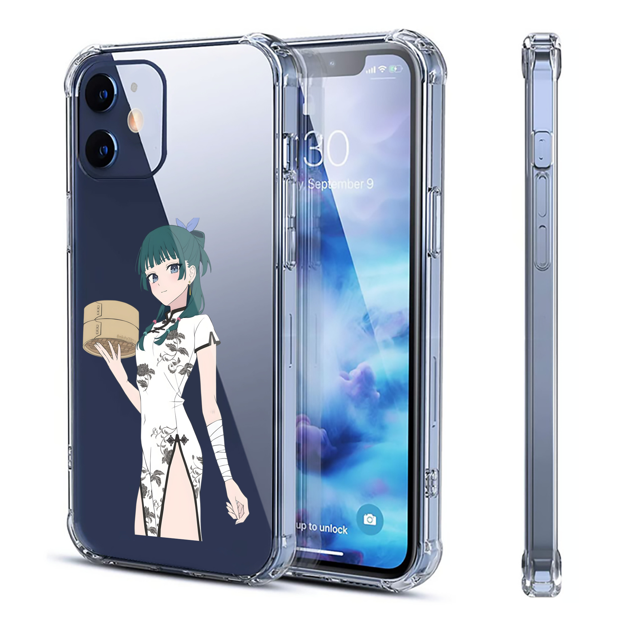 （画像用） 薬屋のひとりごと The Apothecary Diaries 【iPhone 12シリーズ対応】透明スマホケース（クリアソフトケース）